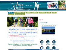 Tablet Screenshot of centre-anjou-vanoise.com
